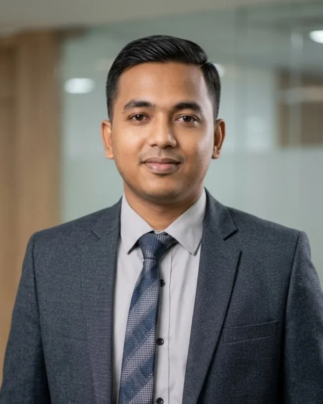 Md Omar Faroque, who leads AKWO's finances and projects